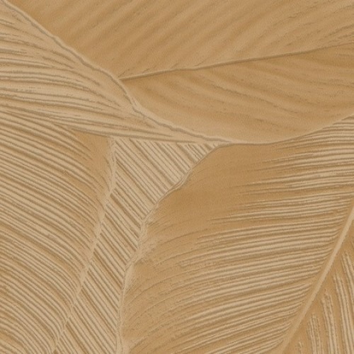 Leaf Patterned Wallpaper 10 m x 0.53 m Brown, Model 221174 | Balbaid Decor Company