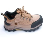 حذاء عمل رياضي جلد تامبل، مقاس 45، لون بيج/اسود، سيفتي كلاس S3