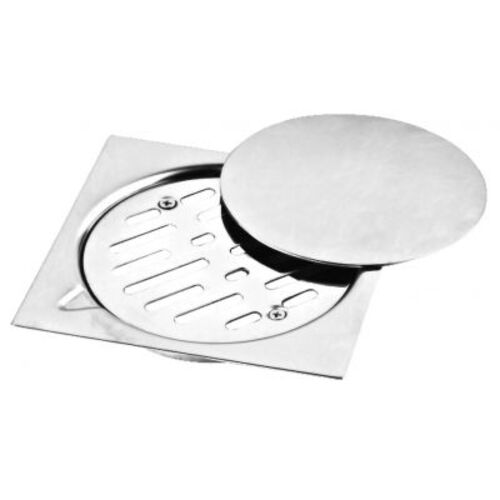 صفاية تصريف مربعة 15×15 سم لون كروم | N47.67.003-2