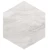 Lajessy Hexagonal Ceramic, light Gray , Measurement 58.5 × 67.5 cm, 14 mm Thickness