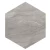 لاجيسي سيراميك سداسي، رمادي غامق، أبعاد 58.5 × 67.5 سم، سماكة 14 ملم