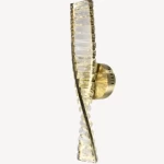Soft Wall Light, 77 cm Length, 32 cm Width, Gold