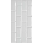 Ceramic Wall Tiles, Color White, Width 60 cm, Length 30 cm, Model Reflections