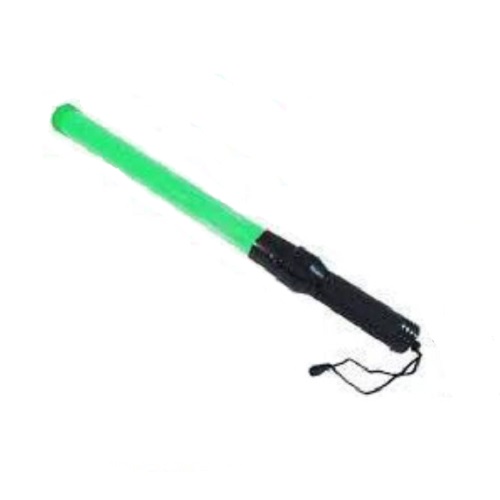 عصا إشارة مرور ضوئية ليد (LED) فلوريسنت مقاس 520×30 mm لون اخضر | 