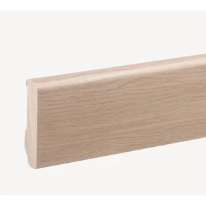 Decorative Wooden Fiber Skirting 1.6m × 8cm Beige, Model 304472 | Abyat Company