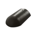 Concrete Roof Tile Corner End, Size 485x240 mm, Black Gloss Color | Al Diar Al Ateeqah  Factory