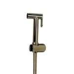 صنبور شطاف ستانلس ستيل 304 ، مزود بلي (هوز) بطول 1.2 متر ، ذهبي لامع، الحجم 5.65 × 10.1 × 120 سم ، الضغط 15 بار