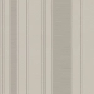 Italian Wallpaper Pale Beige Striped Design, Size 10mx0.53m, Model Z21730 | Balbaid Decor Company