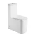 Floor Mounted Ceramic Restroom, Size 25 cm, White, Square, Cover UF