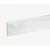 Wooden skirting, white color, size 260x8x1.6 cm, model 245921