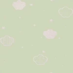 Kids Design Wallpaper, Size 10 mx50 cm, green Color