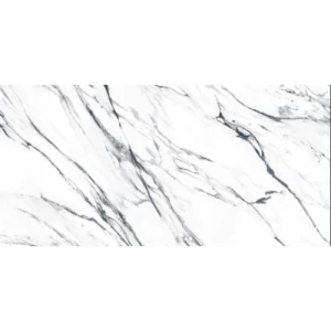 Porcelain Floor Tiles 120x120 cm White and Blue | Hamdan Ceramics Foundation