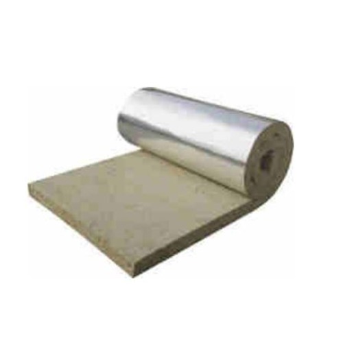 لفة صوف صخري مغلف بطبقة المنيوم، 5000x1200مم، كثافة 70 كجم/م3 | الصوف الصخري السعودي