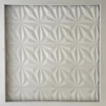 3D Wall Panels, Height 60 cm, Length 60 cm, Off White Color | Zakharef Company
