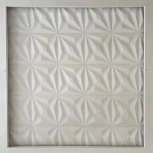 ألواح حائط ثلاثية الأبعاد 60×60 سم لون سكرى | شركة زخارف
