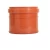 UPVC Pipe Socket Aplaco Size 110 mm Colour Orange 