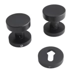 Separated Movable Door Handles, Black Color