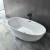 Golden Modern Acrylic Oval Bathroom Bathtub Size 170x80 cm, White Color