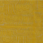 ورق حائط بلجيكي نقشات مقاس 1.005 سم 70xسم، لون ذهبي، موديل تيرا