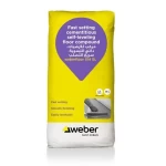 Cementitious Smoothing Compound for Concrete Weberfloor 514 SL, Grey Color, 25kg Bag | Weber