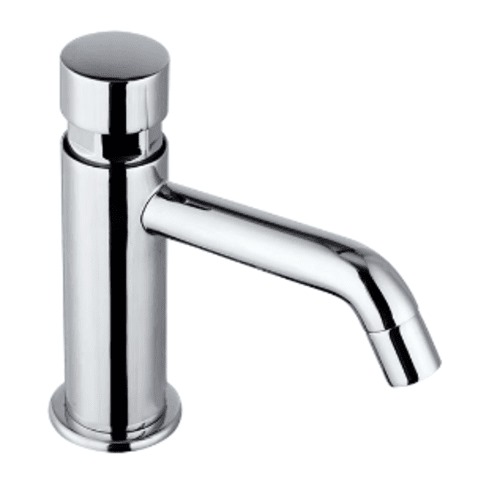 Automatic Washbasin Mixer Chrome, Adjustable 10 Sec Timer | ALHashim Sanitary Tools