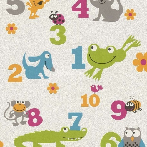 German Youth and Children Wallpaper 10m x 0.53m Multicolor, Model 503050 | Balbaid Decor Company