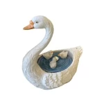 Indoor Decorative Fiber Bird Fountain, Modern Design, White , dimensions 46×28×45 cm, 220V, Product Code WXF2106000