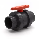 Dolphy 820 Plastic Air Stop Valve Size 3 inch, Black 
