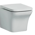 كرسي حمام افرنجي معلق، لون ابيض، تصميم نكست، مقاس  52×36×35 سم 