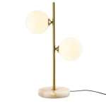 أباجورة طاولات مودرن، مقاس 48×15 سم، لون ذهبي