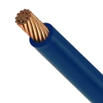 سلك مجدول 10 ملي 450/750 فولت، موصل نحاس عزل PVC لون ازرق | نحاسكم العالمية