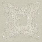 Italian wallpaper, pale gray color, patterned design, size 10 m x 0.70 m, model 13069
