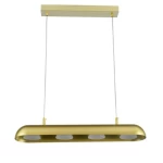 Chandelier with Luxury Design Golden, 60 cm Length, 12 cm Width