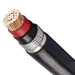 Stranded Copper 1C Electric Cable 120mm 0.6/1kV, AWA Armed, PVC Insulated, Red Color, 1000 m | BAHRA 