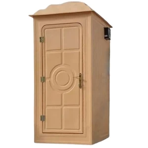 Portable Toilet Cabin Width 150 cm Length 125 cm Height 250 cm Fiberglass | Al mawarid al haditha for tanks