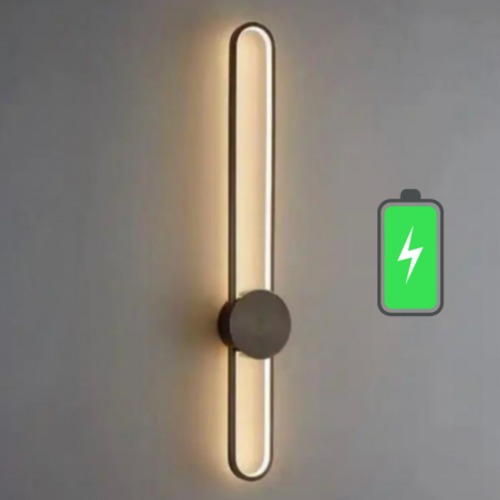 Modern LED Sconce 5 Watt 60 cm Height 12 cm Width Black | Matkel Store