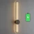 Modern LED Sconce, 5 Watt, 60 cm Height, 12 cm Width, Black Color