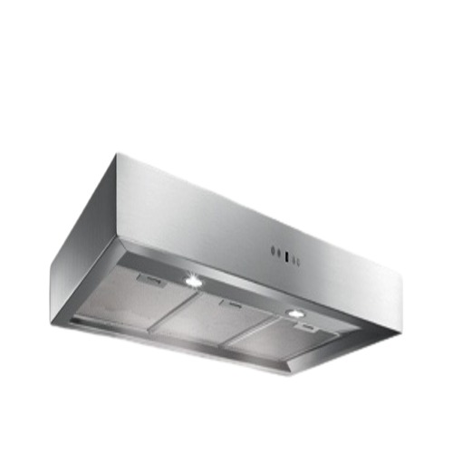 Wall-Installed Stainless Steel Extractor Fan 750 m³, 90 cm, Touch Buttons | Kitchen Line Group