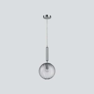 Ceiling Pendant Single Bulb 200×400 mm Silver, Cord Length 2000 mm | 