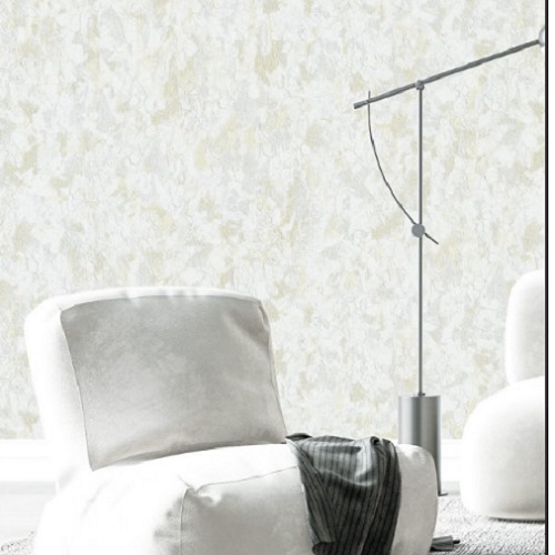 Vinyl Wallpaper Patterned Design 15.6m × 100 cm Beige | Luxury line
