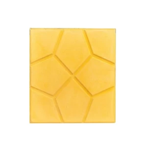 Patterned Concrete Tile 40x40 cm, Height 5 cm, Yellow Color | Al Sarif Building Materials
