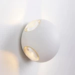 LED Wall Lantern, Dimensions 10 x 11 cm, White Color