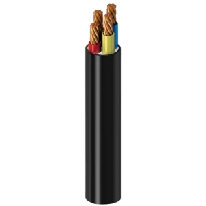 كابل كهرباء 25 مم² 600/1000 فولت، سلك نحاس مجدول دائري 4 طرف، عزل XLPE، مغلف LSHF | شركة الفنار