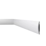 Decorative Foam Wall Trim, Length 2m, Width 15mm, Height 70mm, White Color