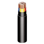 كابل نحاس مجدول 3×150+70 مم 600/1000 فولت، عزل XLPE، غلاف PVC | كابلات الرياض