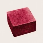 Paving Interlock Slabs square Design, Size 8x8x6 cm, light red Color | Al Wasad Industrial