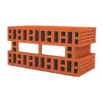 Heavy Load Bearing Red Bricks  For Building Al-khayyat Factory  Height 20 cm  Size 40×20   cm 