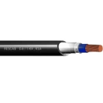 Single Core Stranded Copper Electric Cable 185mm 0.6/1kV, ATA Armed, PVC Insulation and Sheath, Blue Color, 1000 M/Drum | RESCAB