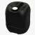 20L Plastic Jerry Can, Black, Height 360mm | SRCO Factory