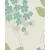 Wall decoration floral design, size 10 m x 0.53 m, beige and turquoise color, model 20611